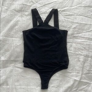 Black Strappy Bodysuit